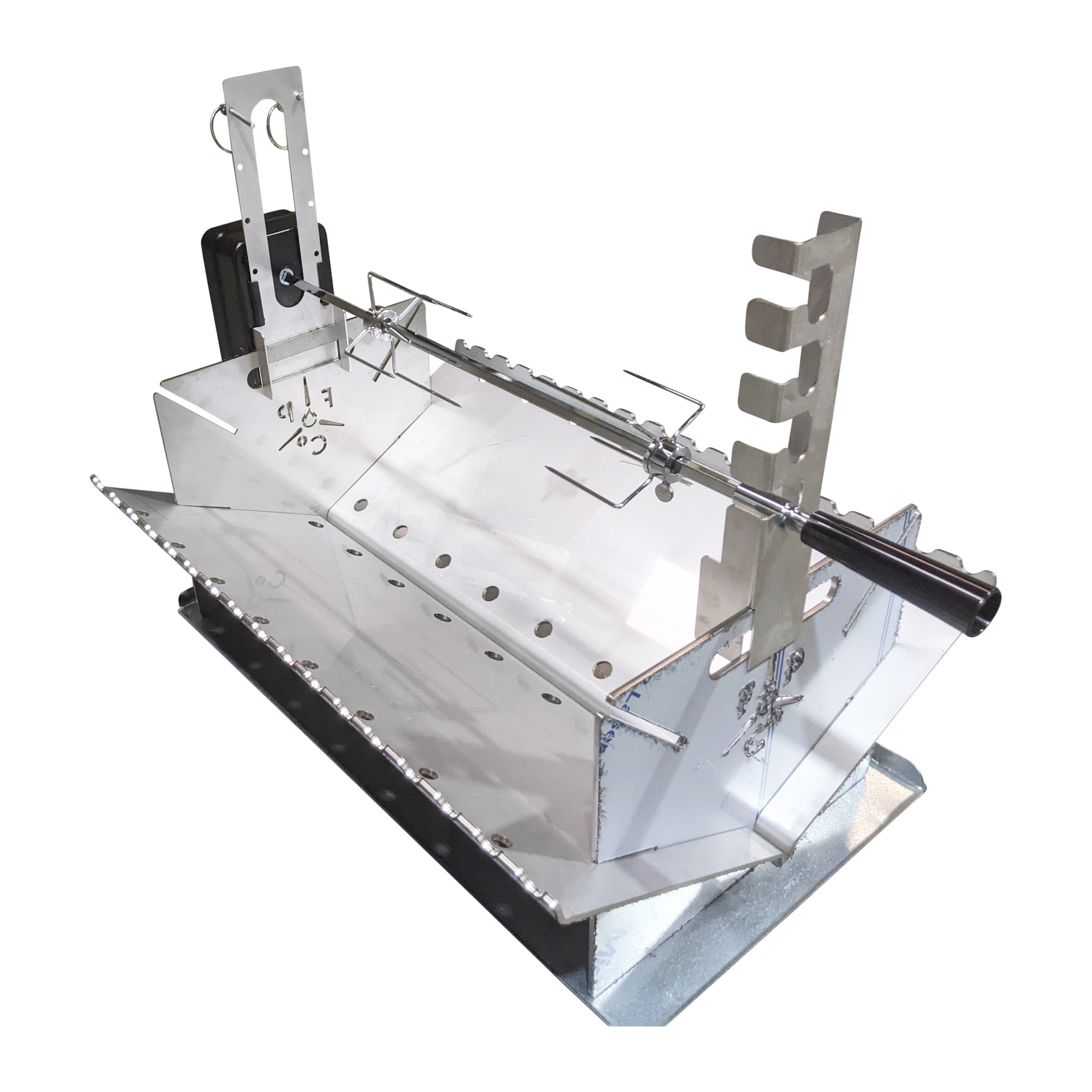 Rotisserie Brackets Stainless steel The Fire Pit Co Australia